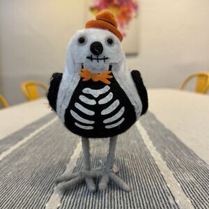 Target Hyde & Eek Featherly Friends Bonesy Halloween Skeleton Fabric Bird 2020